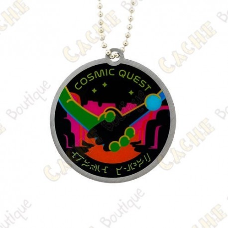 Travel tag "Cosmic Quest Decoder"