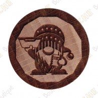 Wooden coin - Christmas GeoGnome 2